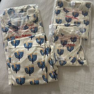 Hannah Anderson Matching Mens and Women’s Hanukkah pajamas